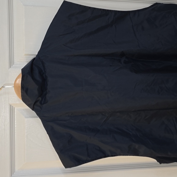 Vintage Cerruti Image Men's Full Zip Vest With Pouch Blue Drawstring Size Large* - Picture 10 of 17